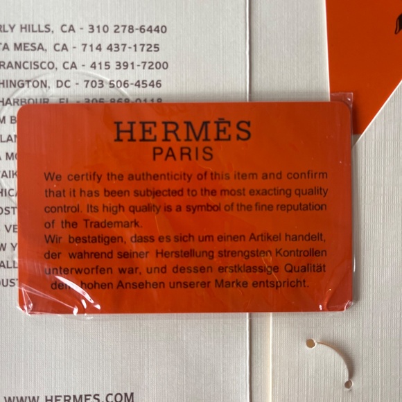 Authentic Hermes Silk Scarf Never Used - Picture 10 of 13